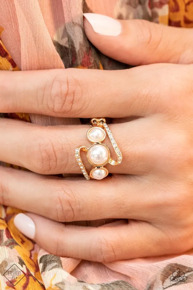 Rings Paparazzi Jewelry Paparazzi Ring Posh Progression Gold
