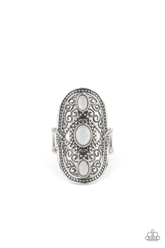 Rings Paparazzi Jewelry Paparazzi Ring Promenade Paradise White Rings Paparazzi Jewelry Paparazzi Ring Promenade Paradise White