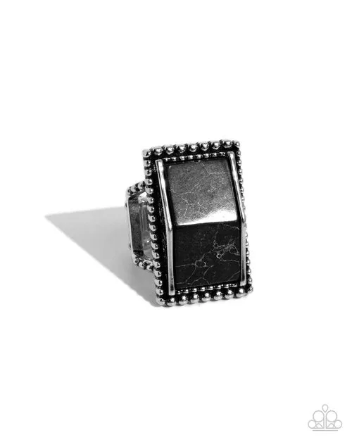 Rings Paparazzi Jewelry Paparazzi Ring Southwestern Serenity Black Rings Paparazzi Jewelry Paparazzi Ring Southwestern Serenity Black
