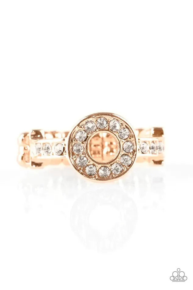 Rings Paparazzi Jewelry Paparazzi Ring The One and Only Sparkle Gold