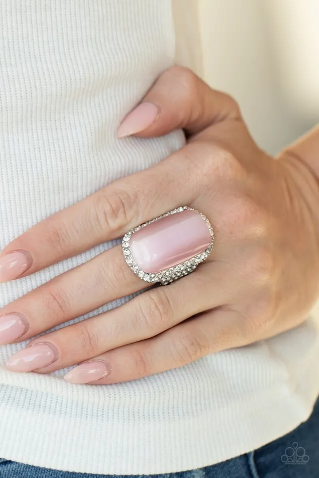 Rings Paparazzi Ring Thank Your LUXEy Stars Pink Paparazzi Jewelry