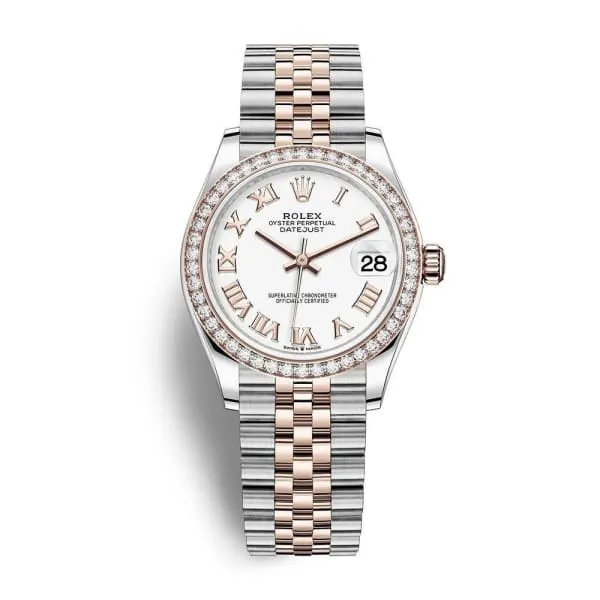 Rolex Bracelets Rolex Datejust 31mm Ref 278381rbr0004 White Roman Dial Diamond Bezel Two Tone Stainless Steel 18K Rose Gold Jubilee Bracelet Womens Watch Rolex Bracelets Rolex Datejust 31mm Ref 278381rbr0004 White Roman Dial Diamond Bezel Two Tone Stainless Steel 18K Rose Gold Jubilee Bracelet Womens Watch