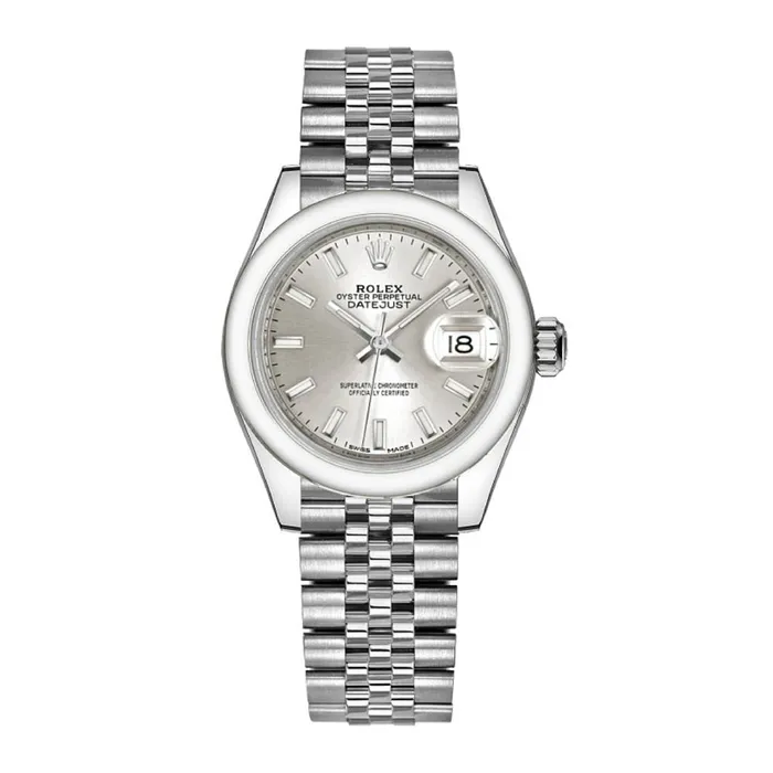 Rolex Bracelets Rolex LadyDatejust 28mm Ref 2791600005 Silver Stick Dial Stainless Steel Jubilee Bracelet Womens Watch Rolex Bracelets Rolex LadyDatejust 28mm Ref 2791600005 Silver Stick Dial Stainless Steel Jubilee Bracelet Womens Watch