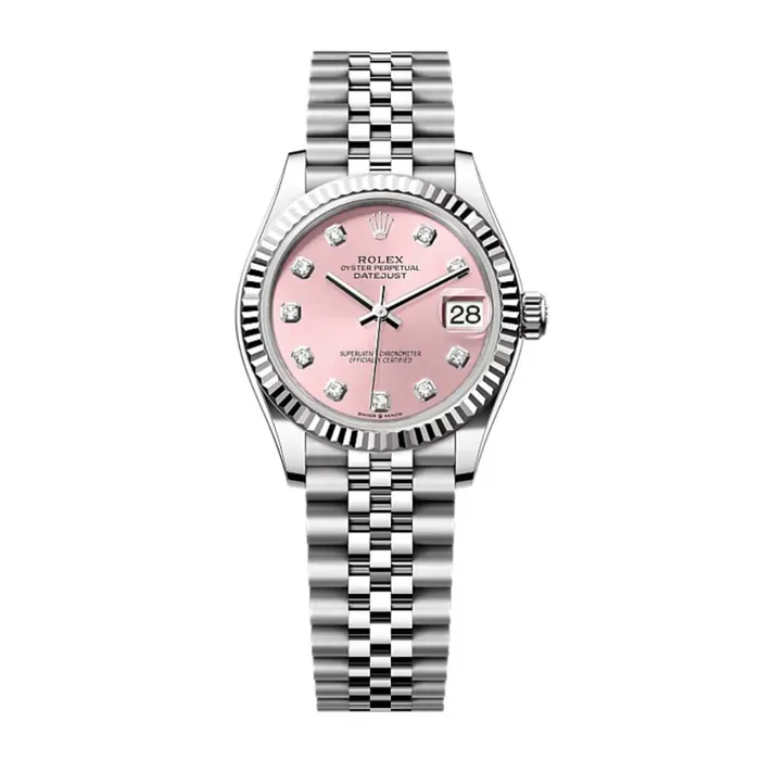 Rolex Datejust 31mm Ref 2782740032 Pink Diamond Dial Stainless Steel Jubilee Bracelet Womens Watch Rolex Bracelets Rolex Datejust 31mm Ref 2782740032 Pink Diamond Dial Stainless Steel Jubilee Bracelet Womens Watch Rolex Bracelets