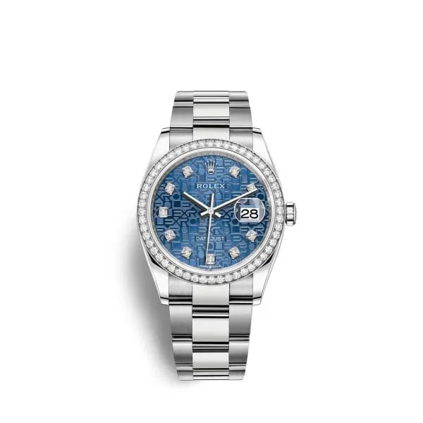 Rolex Rolex Datejust 36mm Ref 126284rbr0004 Blue Jubilee Diamond Dial Diamond Bezel Stainless Steel Oyster Bracelet Watch Bracelets Rolex Rolex Datejust 36mm Ref 126284rbr0004 Blue Jubilee Diamond Dial Diamond Bezel Stainless Steel Oyster Bracelet Watch Bracelets