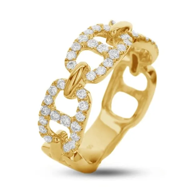 Round Brilliant Diamond Fashion Ring Set in 18K Yellow Gold 055ct tw Diamond Source NYC Rings Round Brilliant Diamond Fashion Ring Set in 18K Yellow Gold 055ct tw Diamond Source NYC Rings