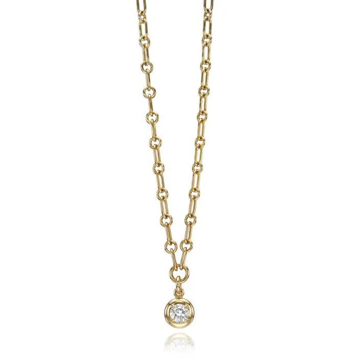 Single Stone Single Stone Randi Drop Necklace Necklaces