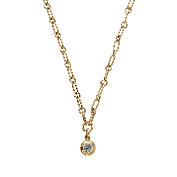 Single Stone Single Stone Randi Drop Necklace Necklaces