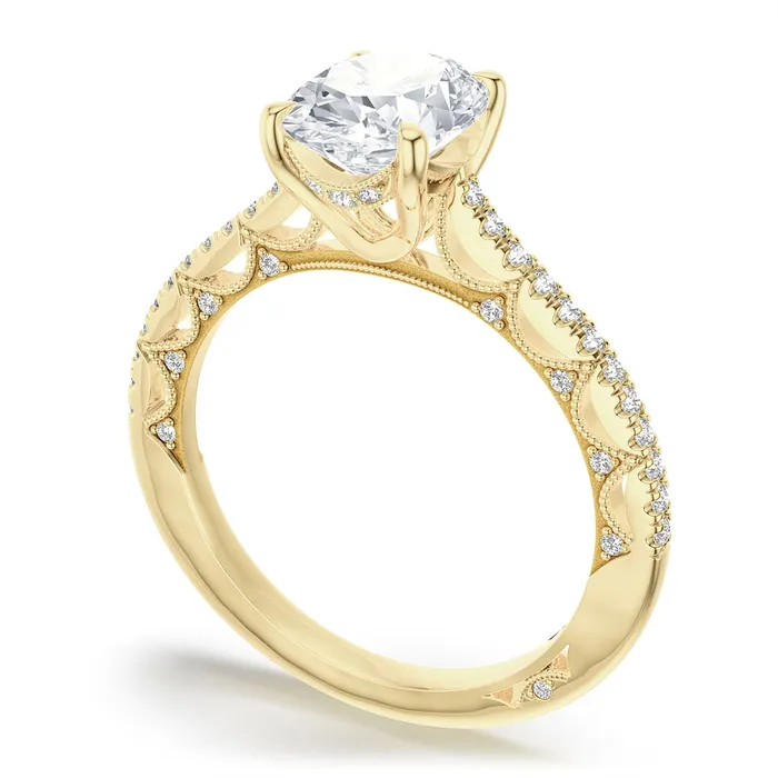 Tacori Rings Tacori 18K Yellow Gold Diamond Semimount Ring