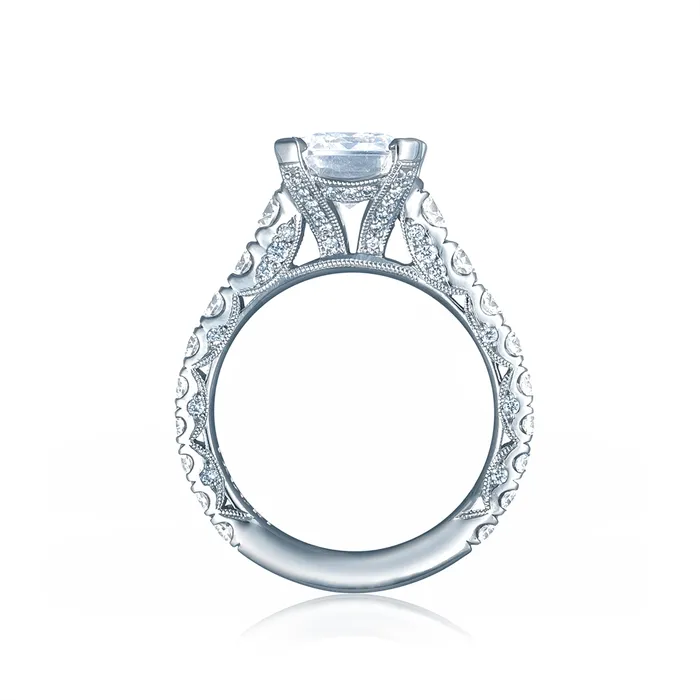 Tacori Rings Tacori Platinum Diamond Semimount Ring