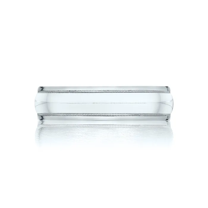 Tacori Rings Tacori Sculpted Crescent Mens 18K White Gold 5mm Wedding Band Ring Tacori Rings Tacori Sculpted Crescent Mens 18K White Gold 5mm Wedding Band Ring