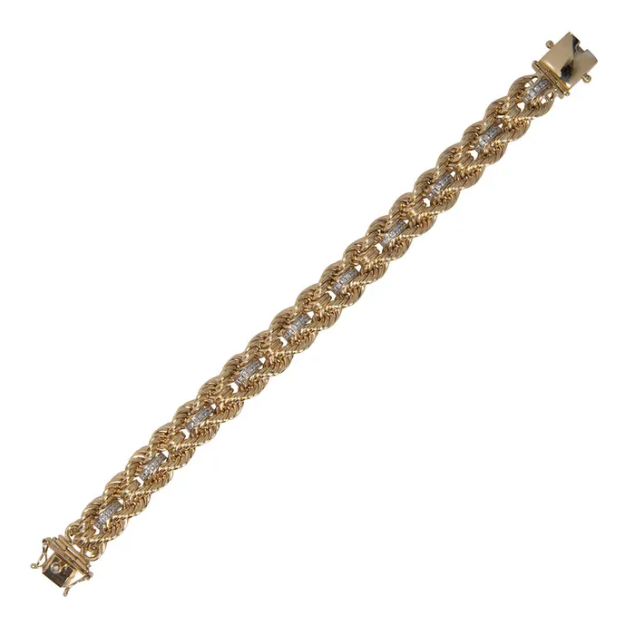 The Petite Club Bracelet with Diamonds Croghans Bracelets
