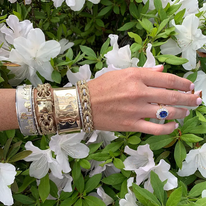 The Petite Club Bracelet with Diamonds Croghans Bracelets