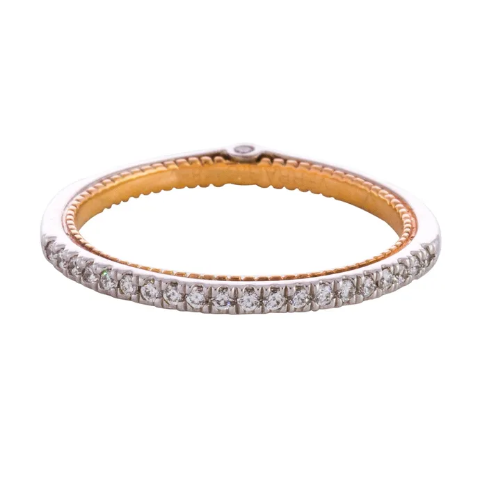 Verragio Rings Verragio Couture 18K White Yellow Gold Wedding Band