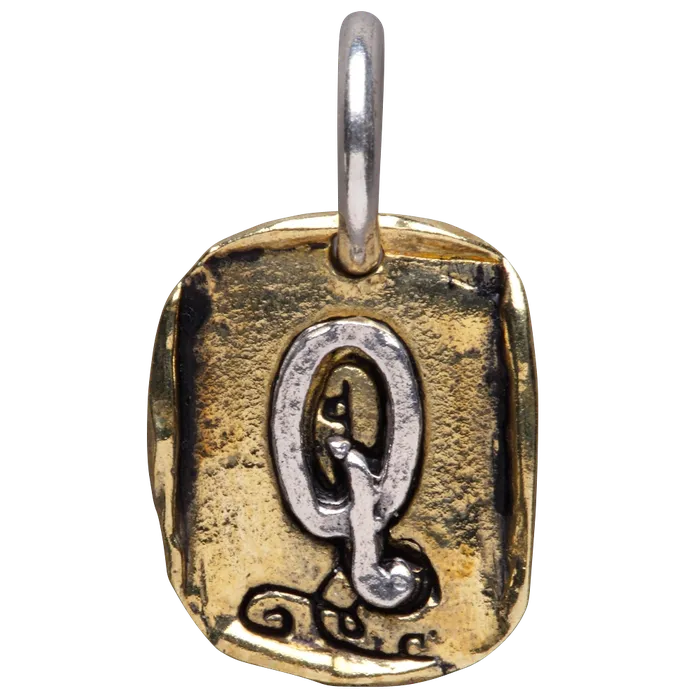 Waxing Poetic Gothic Insignia Charm Q Waxing Poetic Charm Necklaces