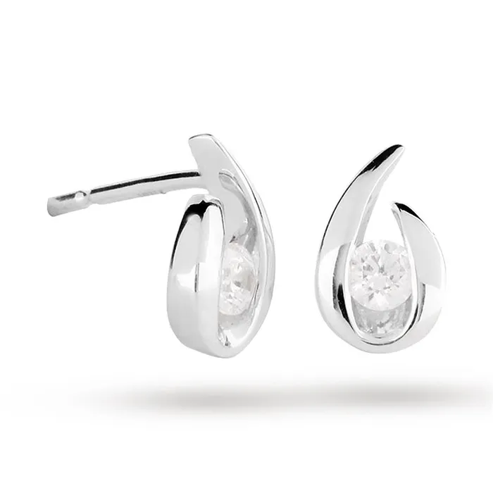 14 Ct Bezel Set Round Cut Natural Earth Mined Diamond Stud Earring GB Earrings 14 Ct Bezel Set Round Cut Natural Earth Mined Diamond Stud Earring GB Earrings