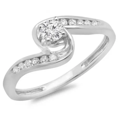160 Ct Round Cut Natural Earth Mined Diamonds Engagement Ring Split Shank GB Rings 160 Ct Round Cut Natural Earth Mined Diamonds Engagement Ring Split Shank GB Rings