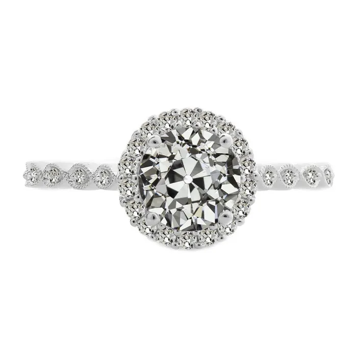 250 Carats Round Old Miner Genuine Diamond Halo Engagement Ring HarryChadEntcom Rings 250 Carats Round Old Miner Genuine Diamond Halo Engagement Ring HarryChadEntcom Rings