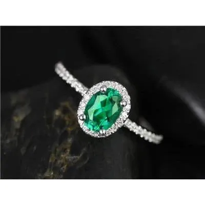 36 Ct Oval Cut Green Emerald Natural Earth Mined Diamond Engagement Ring GB Rings 36 Ct Oval Cut Green Emerald Natural Earth Mined Diamond Engagement Ring GB Rings