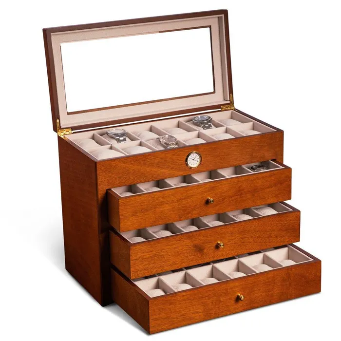 All in Time Watch Box 48 Watch Slots Wood Bey Berk Watches All in Time Watch Box 48 Watch Slots Wood Bey Berk Watches