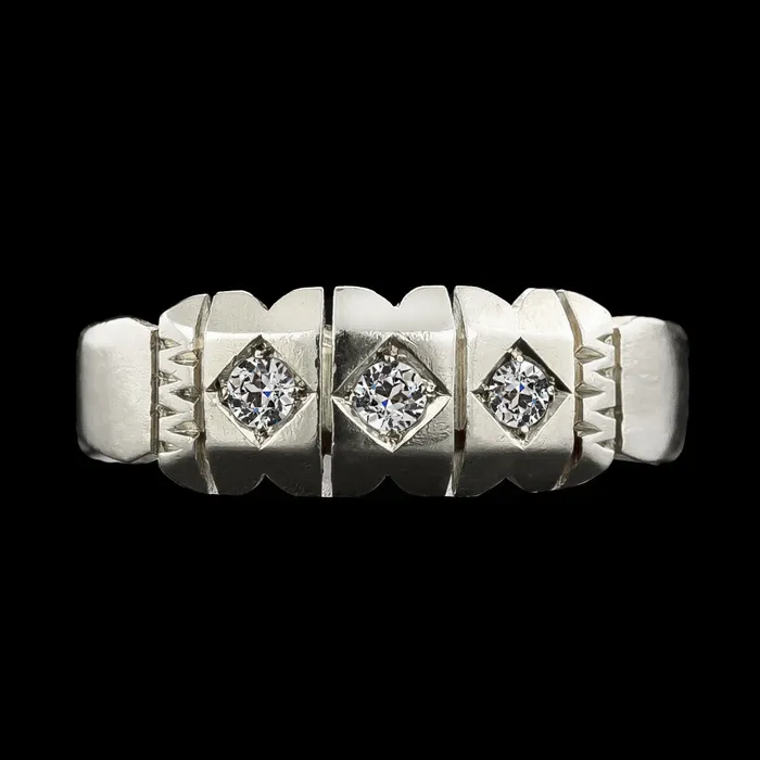 Antique Style 3 Stone Engagement Ring Old Mine Cut Real Natural Earth Mined Diamond 075 Carats HarryChadEntcom Rings Antique Style 3 Stone Engagement Ring Old Mine Cut Real Natural Earth Mined Diamond 075 Carats HarryChadEntcom Rings