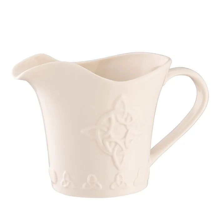Belleek Bracelets Belleek Trinity Knot Cream Jug Ceramic
