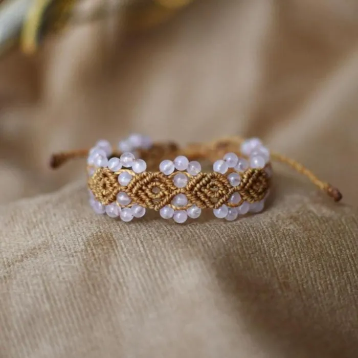 Bracelets Flaxen Macrame Bracelet Mother Sierra