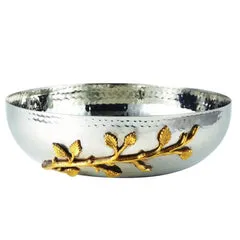 Bracelets Leeber Leeber Golden Vine Hammered Salad Bowl 10 Stainless Steel Bracelets Leeber Leeber Golden Vine Hammered Salad Bowl 10 Stainless Steel