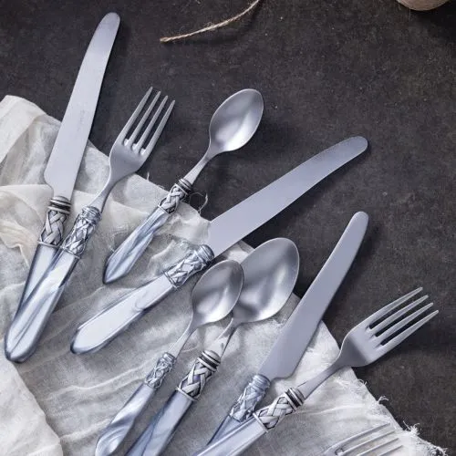 Bracelets Vietri Aladdin Antique Light Gray 5Piece Place Setting 1810 Stainless Steel Vietri Bracelets Vietri Aladdin Antique Light Gray 5Piece Place Setting 1810 Stainless Steel Vietri