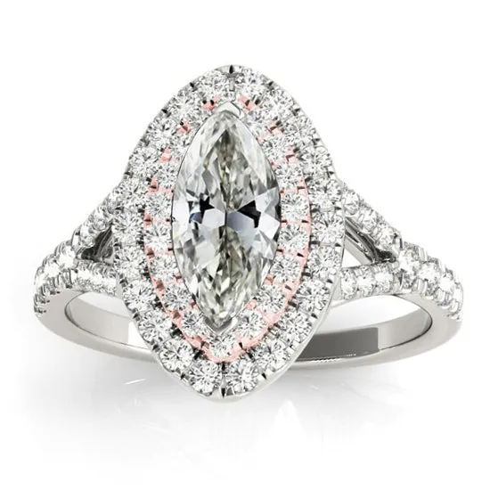 Double Halo Ring Marquise Old Cut Natural Earth Mined Diamond Split Shank 6 Carats HarryChadEntcom Rings Double Halo Ring Marquise Old Cut Natural Earth Mined Diamond Split Shank 6 Carats HarryChadEntcom Rings
