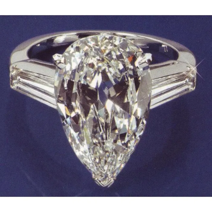 GB 211 Carat Pear Shape Natural Earth Mined Diamond Engagement Ring Three Stone Rings GB 211 Carat Pear Shape Natural Earth Mined Diamond Engagement Ring Three Stone Rings