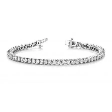 GB Bracelets 840 Carats Sparkling Round Natural Earth Mined Diamond Tennis Bracelet White Gold GB Bracelets 840 Carats Sparkling Round Natural Earth Mined Diamond Tennis Bracelet White Gold