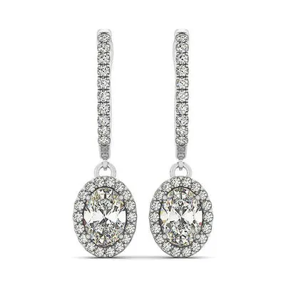 GB Earrings 550 Carats Prong Set Natural Earth Mined Diamonds Women Dangle Earrings White Gold GB Earrings 550 Carats Prong Set Natural Earth Mined Diamonds Women Dangle Earrings White Gold