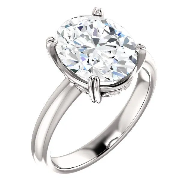 GB Lab Grown Big Diamond Solitaire Ring 8 Carats Double Claw Prong Setting Jewelry Rings GB Lab Grown Big Diamond Solitaire Ring 8 Carats Double Claw Prong Setting Jewelry Rings