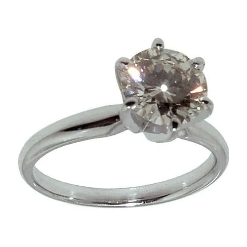 GB Rings 151 Carats Round Natural Earth Mined Diamond Solitaire Anniversary Ring New GB Rings 151 Carats Round Natural Earth Mined Diamond Solitaire Anniversary Ring New