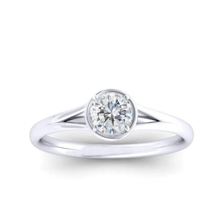 GB Rings 1 Carat Sparkling Solitaire Natural Earth Mined Diamond Engagement Ring GB Rings 1 Carat Sparkling Solitaire Natural Earth Mined Diamond Engagement Ring