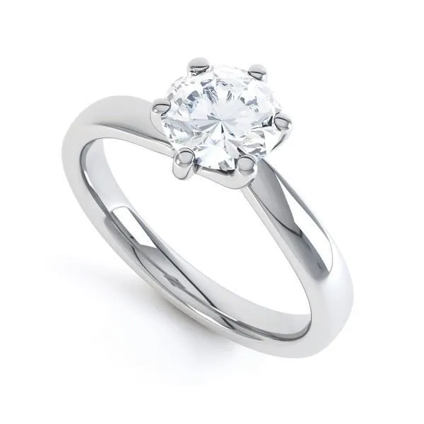 GB Rings 225 Ct Solitaire Round Natural Earth Mined Diamond Wedding Ring White Gold 14K GB Rings 225 Ct Solitaire Round Natural Earth Mined Diamond Wedding Ring White Gold 14K
