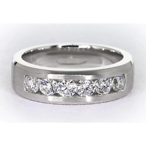 GB Rings Channel Set Genuine Natural Earth Mined Diamond Band Mens Jewelry Ring 180 Carats GB Rings Channel Set Genuine Natural Earth Mined Diamond Band Mens Jewelry Ring 180 Carats