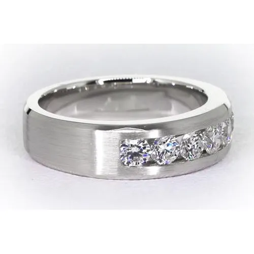 GB Rings Channel Set Genuine Natural Earth Mined Diamond Band Mens Jewelry Ring 180 Carats GB Rings Channel Set Genuine Natural Earth Mined Diamond Band Mens Jewelry Ring 180 Carats