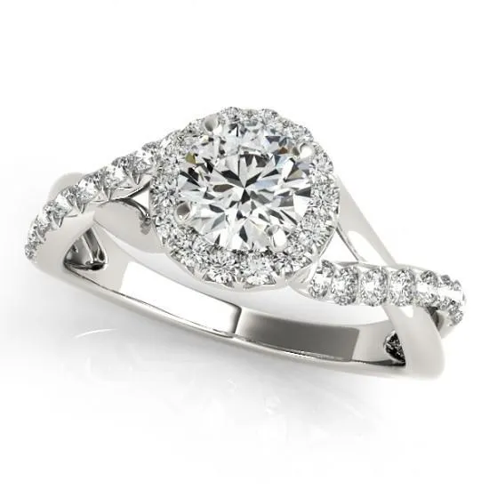 GB Rings Fancy Natural Earth Mined Diamond Engagement Ring Halo Twisted Shank 150 Carat WG 14K GB Rings Fancy Natural Earth Mined Diamond Engagement Ring Halo Twisted Shank 150 Carat WG 14K
