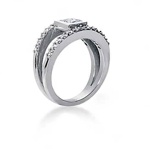 GB Rings Natural Earth Mined Diamond 102 Carat White Gold Engagement Ring GB Rings Natural Earth Mined Diamond 102 Carat White Gold Engagement Ring