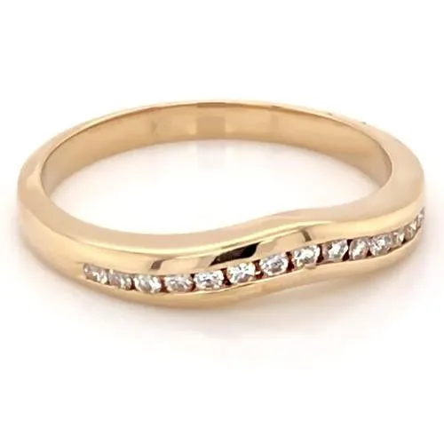 GB Rings Natural Earth Mined Diamond Anniversary Band 075 Carats Women Yellow Gold New GB Rings Natural Earth Mined Diamond Anniversary Band 075 Carats Women Yellow Gold New
