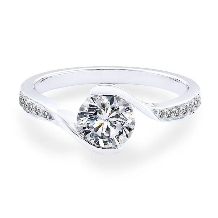 GB Rings Round Cut 210 Carats Real Natural Earth Mined Diamonds Wedding Ring Women Jewelry New GB Rings Round Cut 210 Carats Real Natural Earth Mined Diamonds Wedding Ring Women Jewelry New