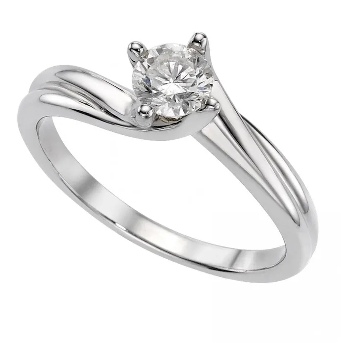 GB Rings Round Cut 2 Carats Genuine Natural Earth Mined Diamond Engagement Solitaire Ring White Gold 14K GB Rings Round Cut 2 Carats Genuine Natural Earth Mined Diamond Engagement Solitaire Ring White Gold 14K