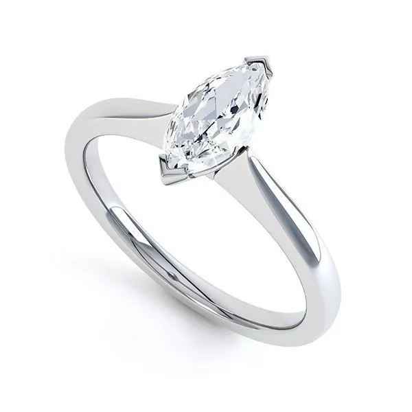 GB Rings Solitaire Marquise Cut Natural Earth Mined Diamond Wedding Ring 190 Carats 14K White Gold GB Rings Solitaire Marquise Cut Natural Earth Mined Diamond Wedding Ring 190 Carats 14K White Gold
