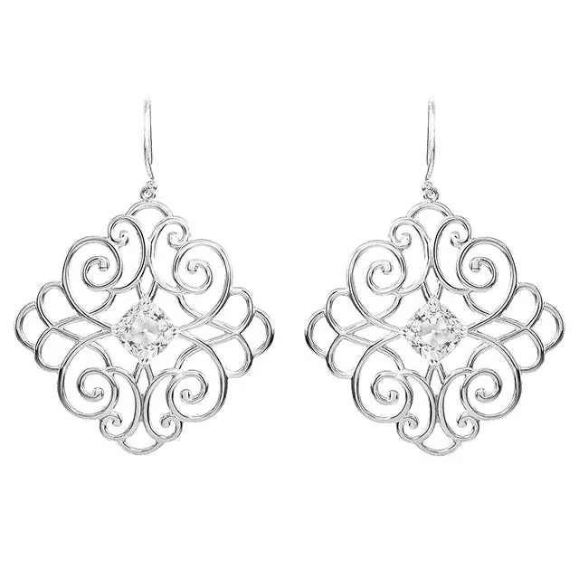 HarryChadEntcom Earrings Elegant Dangle Earrings 1 Ct Old Cut Cushion Earth Mined Diamond HarryChadEntcom Earrings Elegant Dangle Earrings 1 Ct Old Cut Cushion Earth Mined Diamond