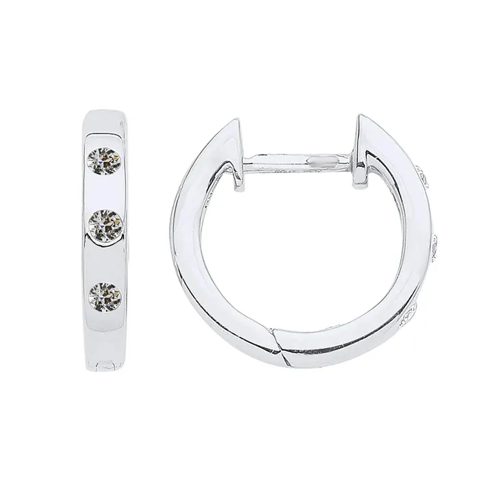 HarryChadEntcom Earrings Pavoi Mined Diamond Hoop Earrings