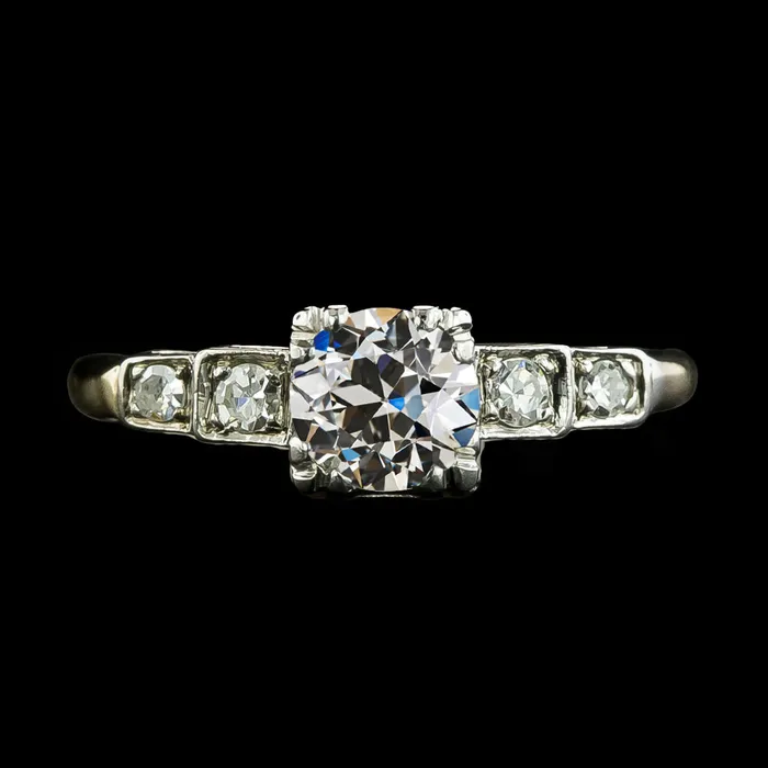HarryChadEntcom Ladies Round Old Mine Cut Real Natural Earth Mined Diamond Ring 5 Stones Jewelry 250 Carats Rings HarryChadEntcom Ladies Round Old Mine Cut Real Natural Earth Mined Diamond Ring 5 Stones Jewelry 250 Carats Rings
