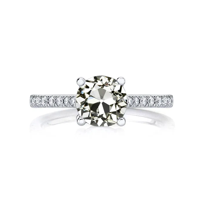HarryChadEntcom Ladys Anniversary Ring Round Old Cut Natural Earth Mined Diamond 4 Prong Set 4 Carats Rings HarryChadEntcom Ladys Anniversary Ring Round Old Cut Natural Earth Mined Diamond 4 Prong Set 4 Carats Rings