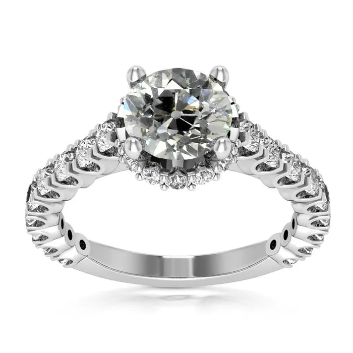 HarryChadEntcom Rings Engagement Old Cut Round Natural Earth Mined Diamond Ring 575 Carats Ladies Jewelry HarryChadEntcom Rings Engagement Old Cut Round Natural Earth Mined Diamond Ring 575 Carats Ladies Jewelry